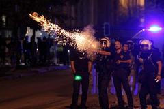 Turecko - protesty - policie - Ankara