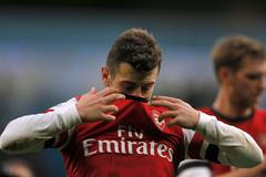 Manchester City vs. Arsenal (zklamaný Jack Wilshere)