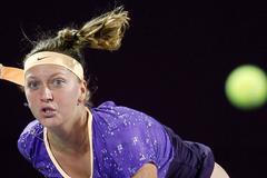 Petra Kvitová na turnaji v katarském Dauhá