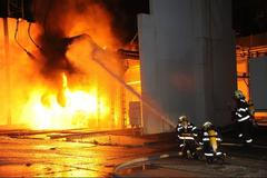 Výbuch a požár trafostanice v Praze 4