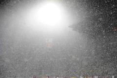 Fotbal, USA - Kostarika: sněhová kalamita