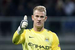 Plzeň vs. Manchester City, utkání Ligy mistrů (Joe Hart)