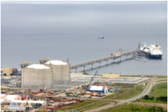 Gazprom, terminál Sachalin