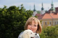 Ivana Zemanová a prezidentský pes Darcy