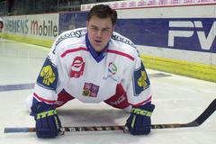 Hokejový obránce Jaroslav Špaček