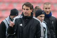 František Straka na prvním tréninku v Příbrami