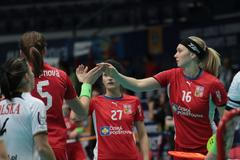 MS ve florbale žen (Česko - Polsko, čtvrtfinále, Ostrava)