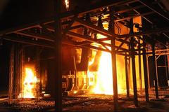 Výbuch a požár trafostanice v Praze 4