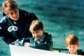 Lady Diana a princové William a Harry.