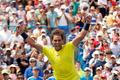 Rafael Nadal slaví triumf na turnaji v Cincinnati