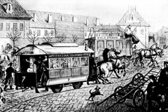 DPP - Srážka omnibusu s koněspřežkou