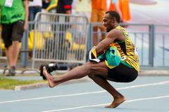 MS v atletice 2013, 4x100 muži - finále: Usain Bolt