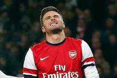 F.A. Cup - Arsenal vs. Swansea (zklamaný Olivier Giroud)