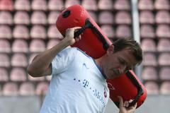 Trénink fotbalové reprezentace před utkáním kvalifikace MS 2014 s Itálií