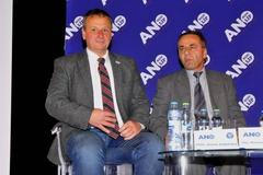 Martin Komárek na mítinku Ano 2011