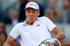 Tomáš Berdych na turnaji Masters v Madridu 2013