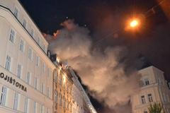 Požár domu v Karlových Varech