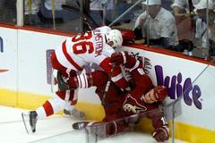 Tomas Holmström a Rostislav Klesla