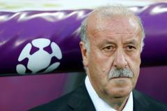 Euro 2012: Vicente del Bosque v zápase Španělsko - Chorvatsko