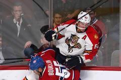 NHL, Montreal Canadiens - Florida Panthers: Francis Bouillon - Tomáš Kopecký