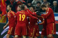 Fotbal, Francie - Španělsko: radost Španělska