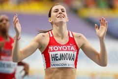 MS v atletice 2013, 400 m, přek. - finále: Zuzana Hejnová
