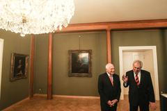 Zeman u Klause na hradě