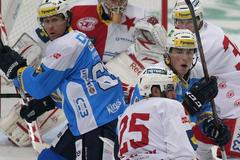 Slavia vs. Plzeň, 9. kolo hokejové extraligy (Duda)