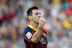 Barcelona vs. Levante, první kolo španělské La ligy (Messi)