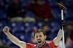 Jiří Snítil na MS v curlingu 2013