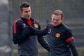 Manchester United trénuje na osmifinále LM: Rooney a Robin van Persie