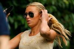 Paulina Gretzky na turnaji Masters v Augustě