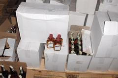 Nelegální sklad - Karlovy Vary - podezřelé lihoviny