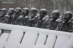 Ukrajina - demonstrace - Kyjev - EU - policie