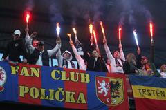 Fotbal, Sparta - Slavia: fanoušci Sparty