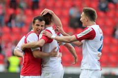 Fotbal, Gambrinus liga, Slavia - Jablonec: Marcel Gecov (15)
