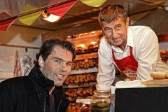 Jaromír Jágr a Andrej Babiš v reklamě