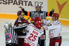 Sparta - Třinec, šesté utkání čtvrtfinále