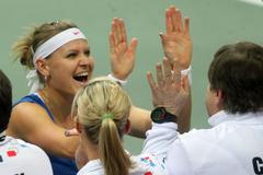 Lucie Šafářová ve Fed Cupu proti Austrálii