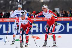 MS v klasickém lyžování 2013, štafeta ženy: Marit Björgenová a Kristin Störmer Steiraová