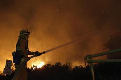 Rozsáhlý požár v Kalifornii