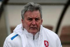 Trénink české fotbalové reprezentace: Josef Pešice