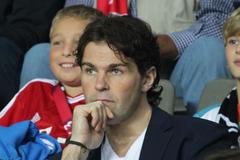 Jaromír Jágr na utkání Superpoháru Bayern - Chelsea v Praze