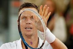 Tomáš Berdych na tenisovém turnaji v Madridu