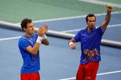 Davis Cup, finále Srbsko-ČR: Tomáš Berdych a Radek Štěpánek