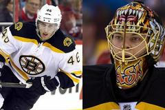 David Krejčí a Tuukka Rask