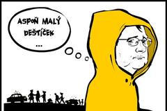 nečas povodně zátah