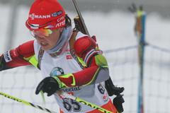 Veronika Vítková si ve sprintu doběhla pro stříbro (Hochfilzen 2013)
