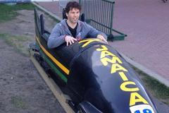 Jaromír Jágr coby jamajský bobista