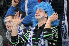 Extraliga: Slavia Praha - Kometa Brno: fanoušci Komety